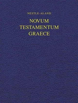 Обложка: NOVUM TESTAMENTUM GRAECE